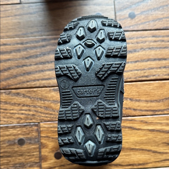 Carter's Black and Orange Kids Snow Boots - Picture 3 of 3